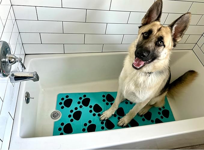 Amazon.com: Dog Bath mat for tub, Non Slip Shower pad, Smooth Cats ...