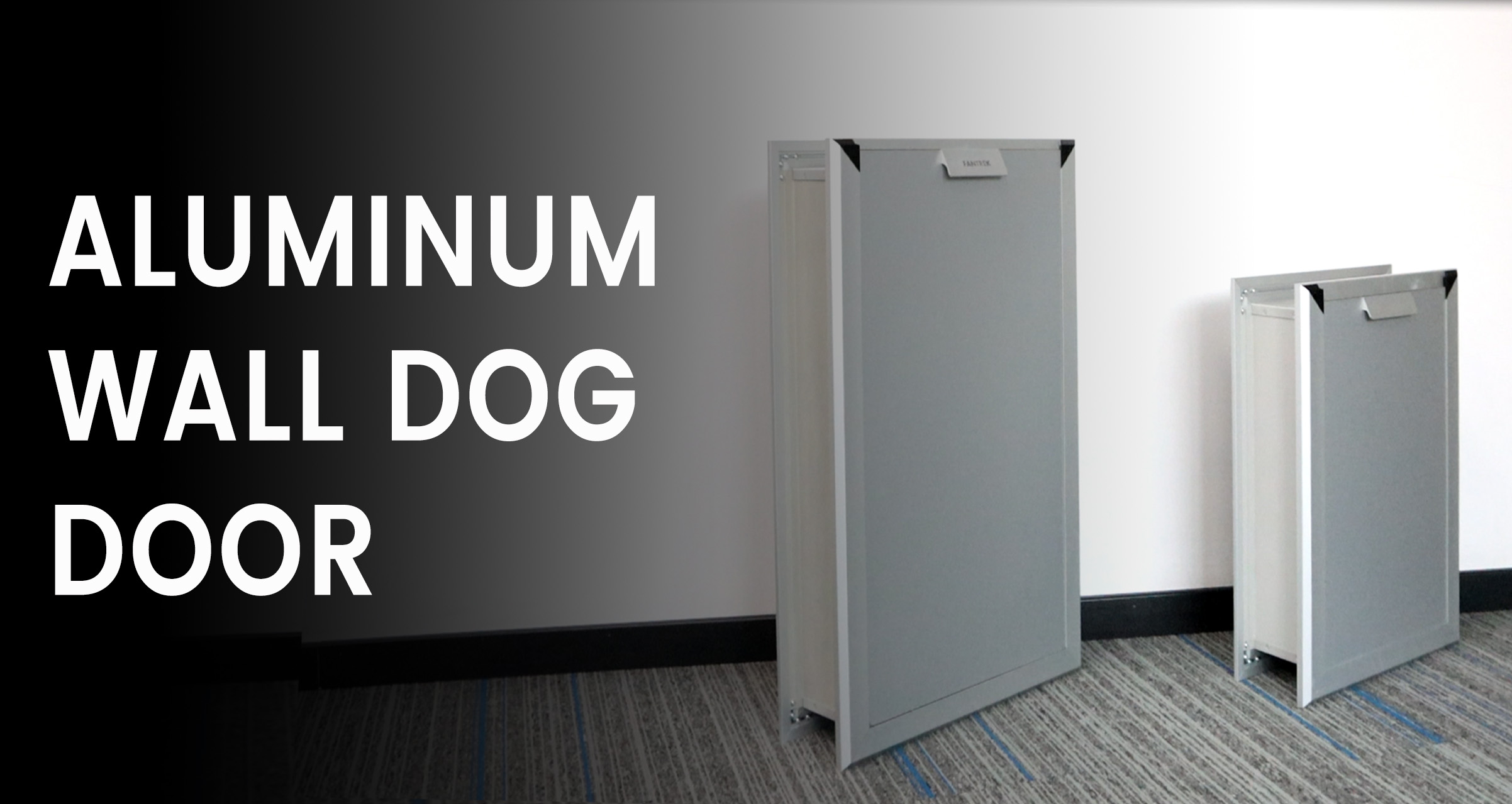 Amazon.com : FUELIO XL Dog Door for Wall - Aluminum Doggy Door for