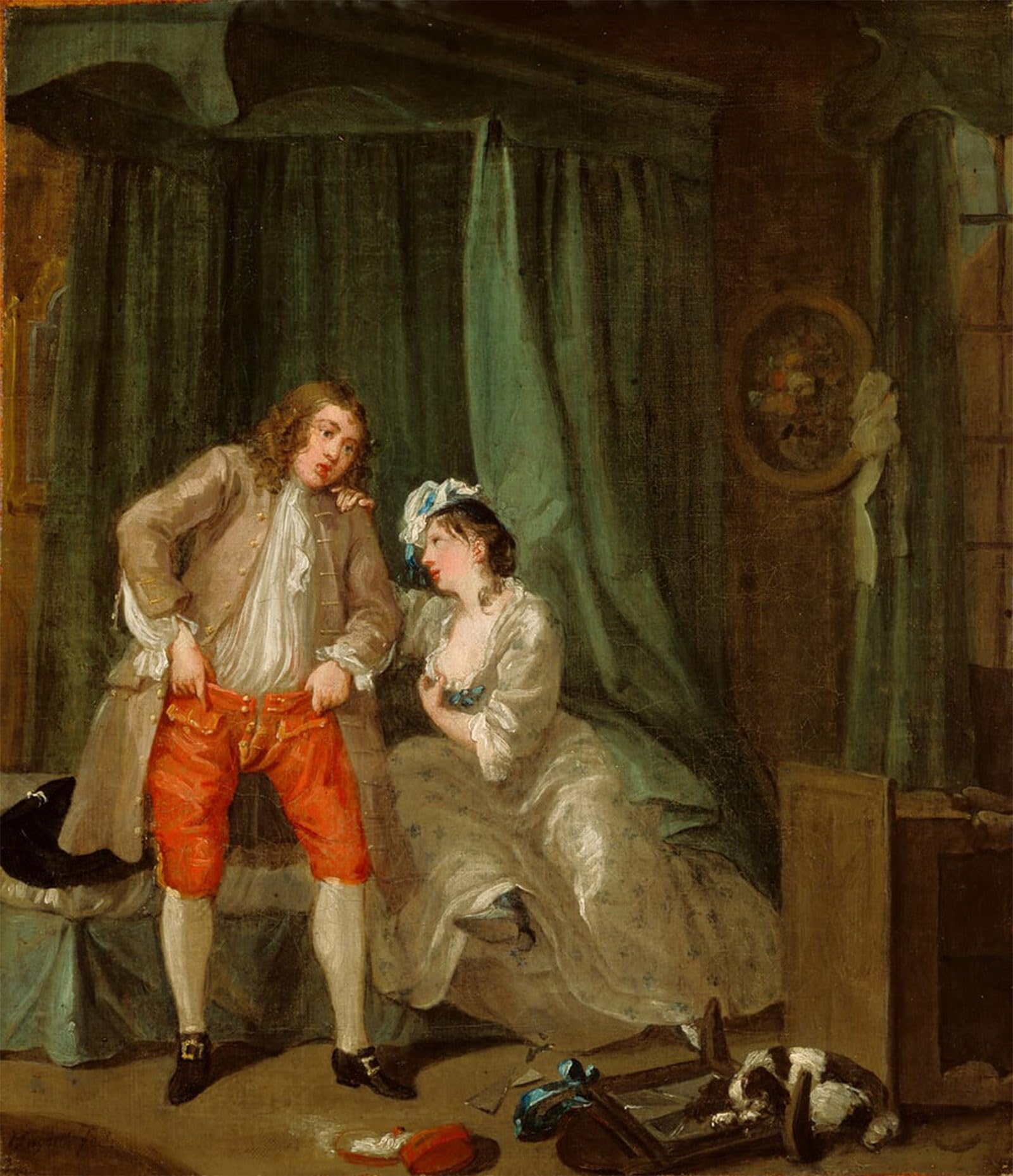 HRJUBWREE Famous Paintings Pictures Artwork Picture After by William Hogarth Photo Wall Print for Home Decor 60x90cm