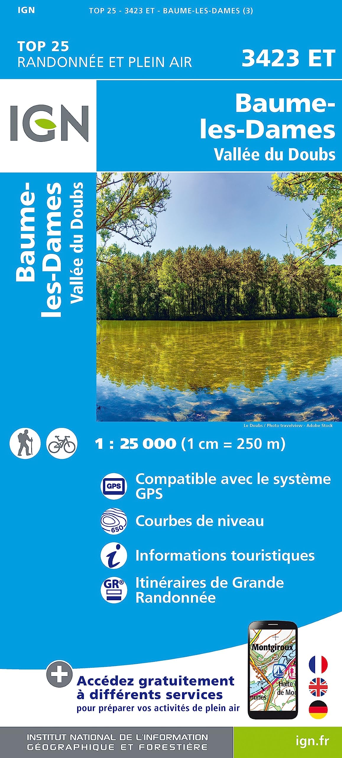 Baume-les-Dames / Vallée de Doubs: 3423ET (TOP 25)