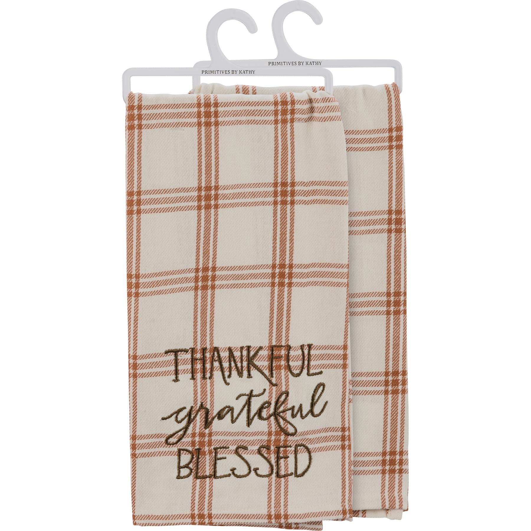 Torchon de cuisine Thankful Grateful Blessed idéal pour les repas conviviaux en famille
