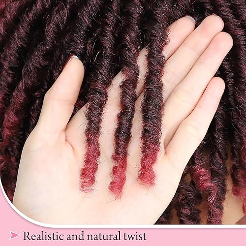 Miniatura 6 de Ms Taj Peluca de pelo corto con rastas de 7 pulgadas para mujer, cabello sintético con rastas TBUG, postizos, rastas cortas, tupé para mujeres