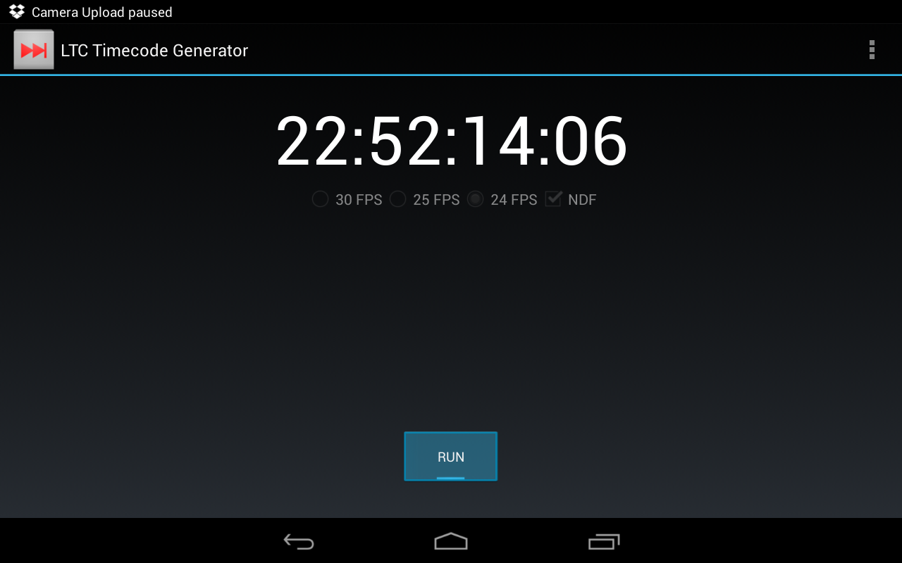 LTC Timecode Generator Free App on Amazon Appstore