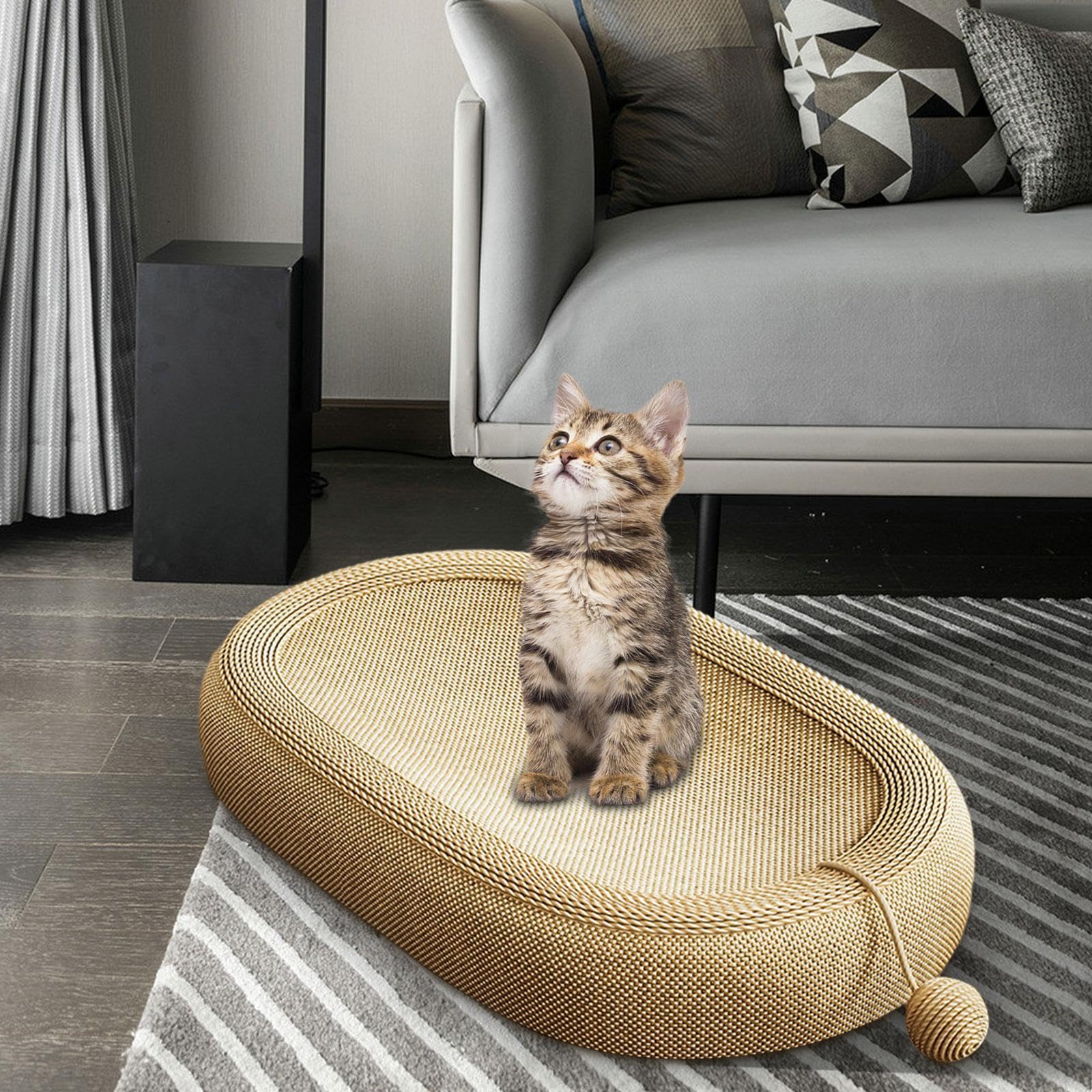 Griffoir pour Chat, Tapis à Griffer pour Chat, Griffoir Résistant, Mobilier pour Chats D'intérieur, Cadeau pour Les Amoureux des Chats, Petit