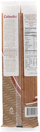 Colavita Pasta - Whole Wheat Spaghetti, 1 Pound - Pack of 20
