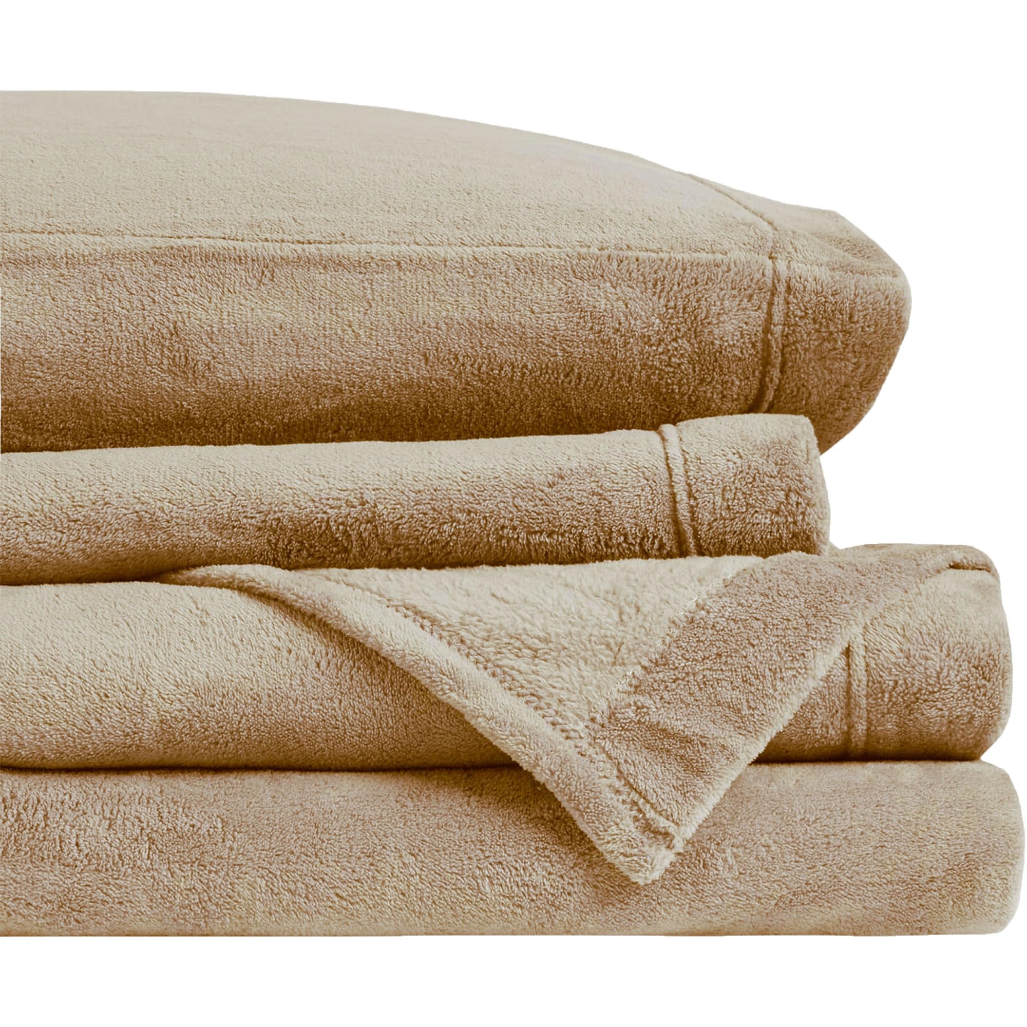 MANEMI Juego de Sábanas Coralina Cama 180,Incluye Sábana Encimera, Bajera y Funda de Almohada,Cálido y Comfort, 100% Microfibra Extra Suave,Sábana para Invierno.