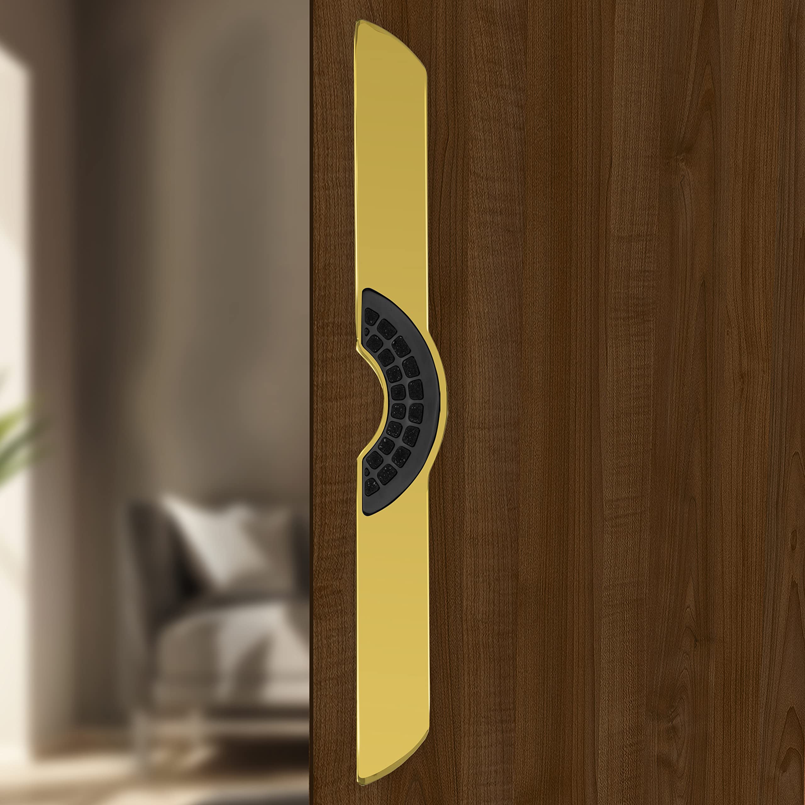 Plantex Ultron Door Handle for Main Door/Main Door Handle 15 Inch/Pull Push Door Handle for Glass & Wooden Door, Pack of 1 (316,Gold and Black Finish) - 3 Years Warranty, Pull Handle (B0BTHGTB9S) Amazon Price History, Amazon Price Tracker