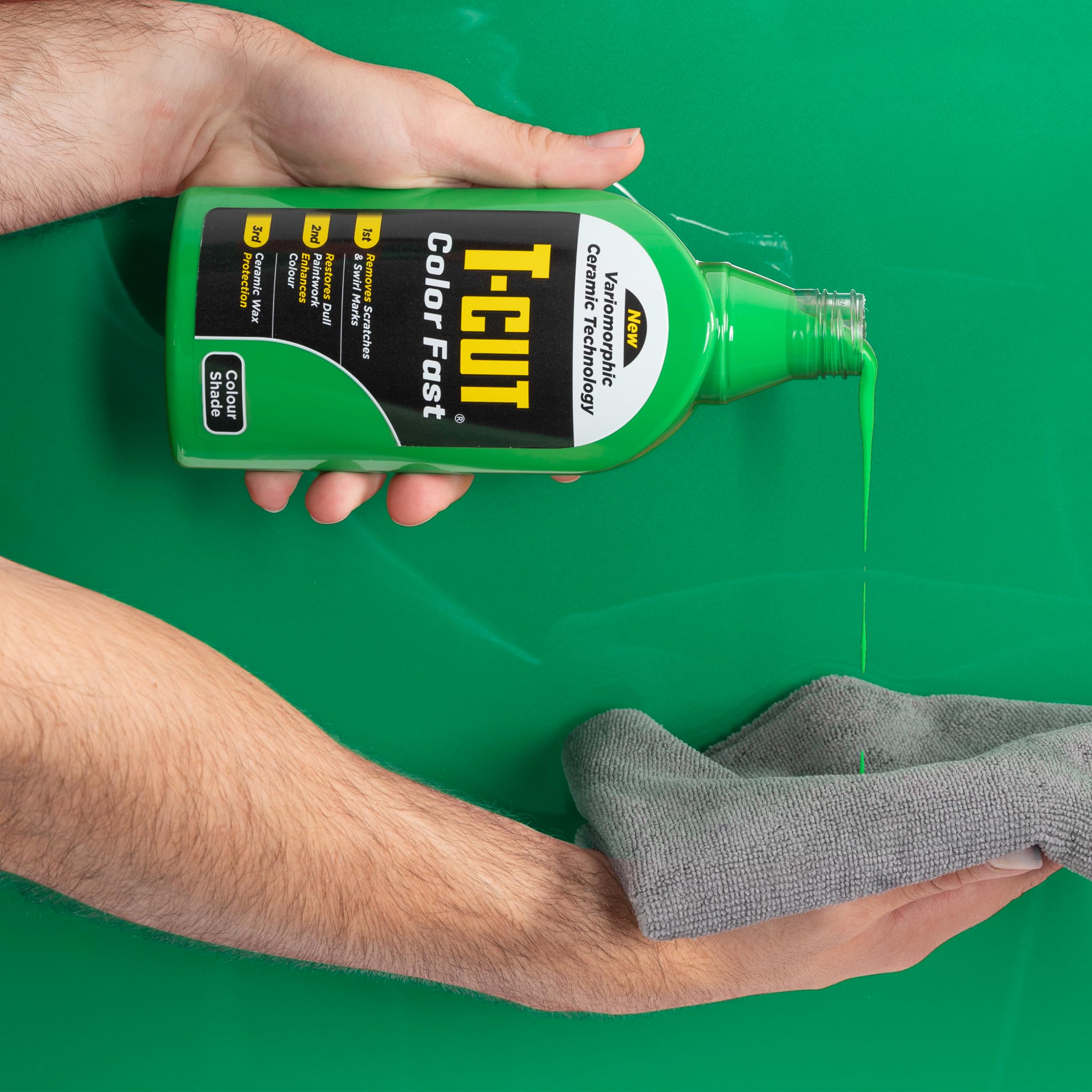 T-Cut Rapid Scratch Remover 500ml | Efface Rayures Carrosserie | Sans Silicone | Multi-Surfaces