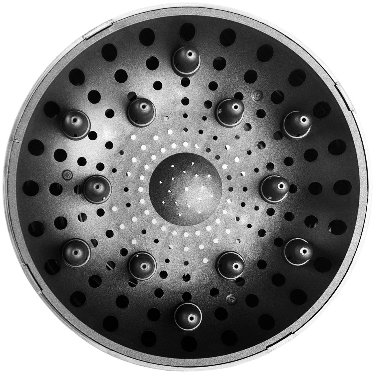 Hairizone difusor Universal para secadores de pelo con boquilla de diámetro 4,3 - 6,6 cm, para pelo rizado u ondulado, seca y gana el máximo volumen sin encrespamiento, negro