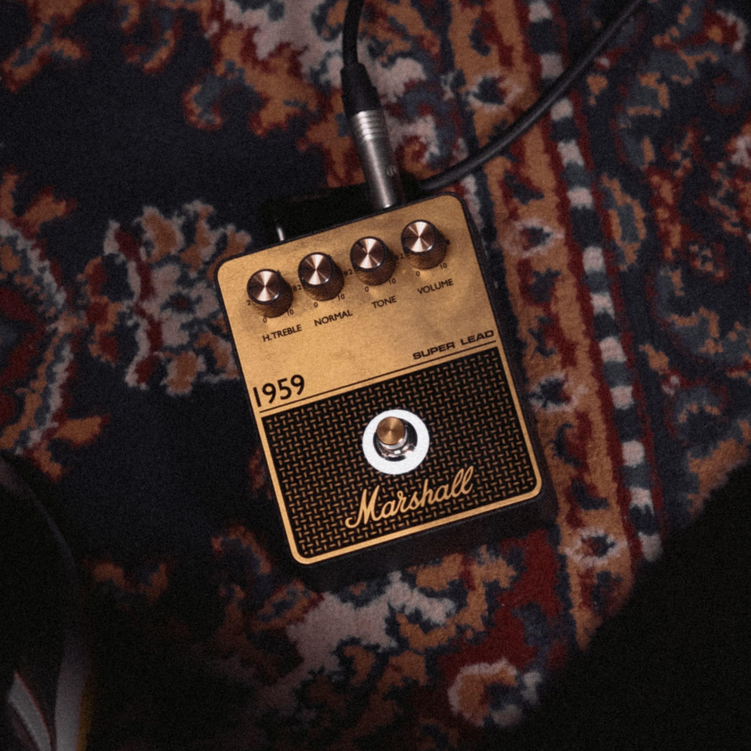 Marshall 1959 Overdrive Pedal マーシャル Marshall 1959 Overdrive/Distortion Pedal - Black and Gold : Amazon