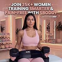 Vista 8 de Cinturón de empuje de cadera con diseño de doble correa – Constructor de glúteos para mancuernas pesadas, pesas rusas y discos de hasta 400 libras