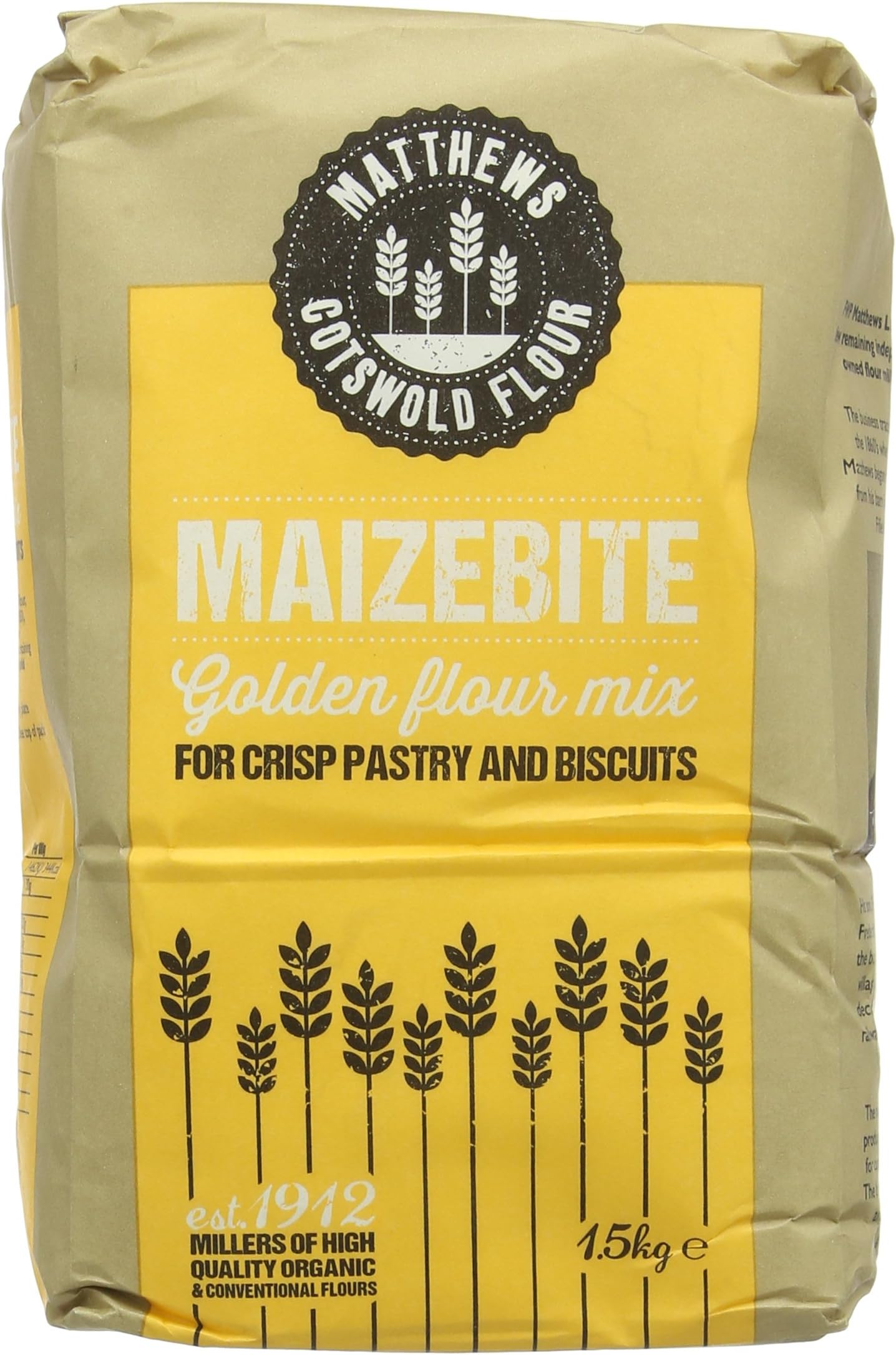 Matthews Maizebite Flour 1.5 kg (Pack of 5)