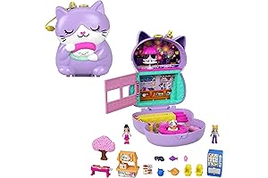 Polly Pocket Sushi Shop Cat Compact Playset