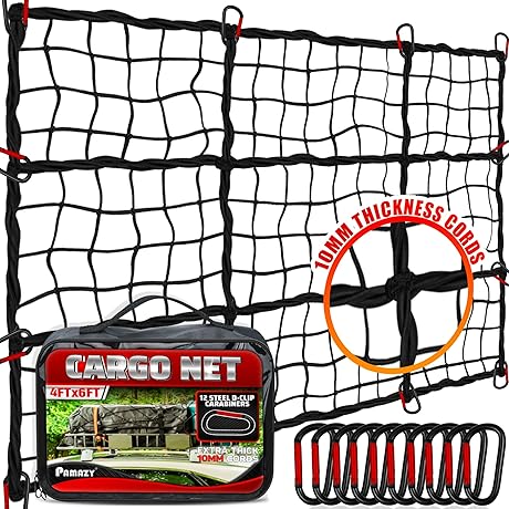 [Premium] Heavy Duty Cargo Net 4x6ft for Trucks