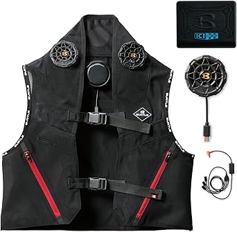 Amazon.co.jp: バートル ペルチェベストセット IC101S アイス