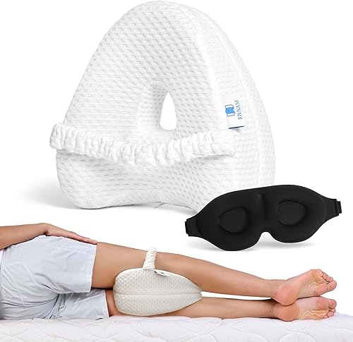 Doodsell - Almohada de rodilla - Kit de almohada de rodilla para dormir de lado - Almohada de rodilla para aliviar el dolor de ciática - Juego de