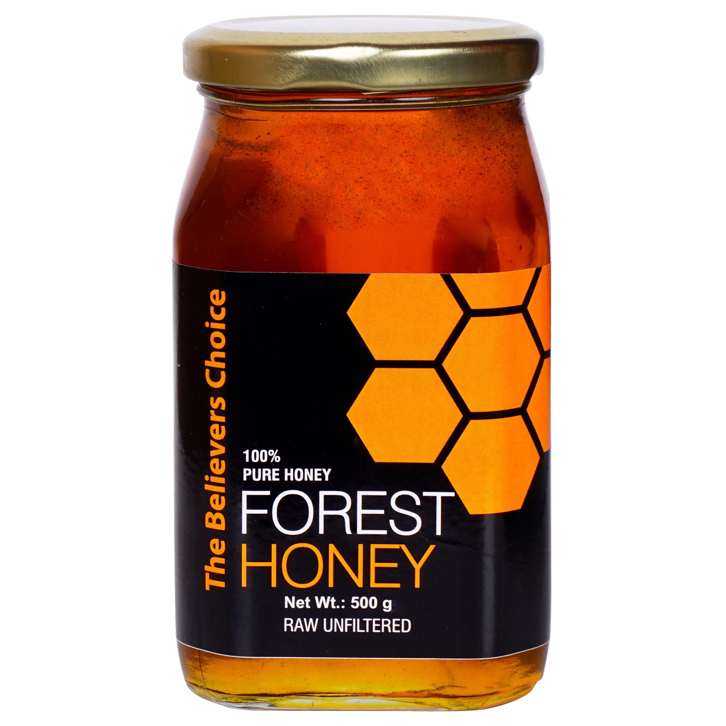 The Believers Choice Raw Organic Forest Honey, Wild, Unprocessed, Unheated, Non Pasteurized, Original Honey 100% Pure and Natural, Collected from Deep Forest , 500 Gram jar (B09N2DYJ26) Amazon Price History, Amazon Price Tracker