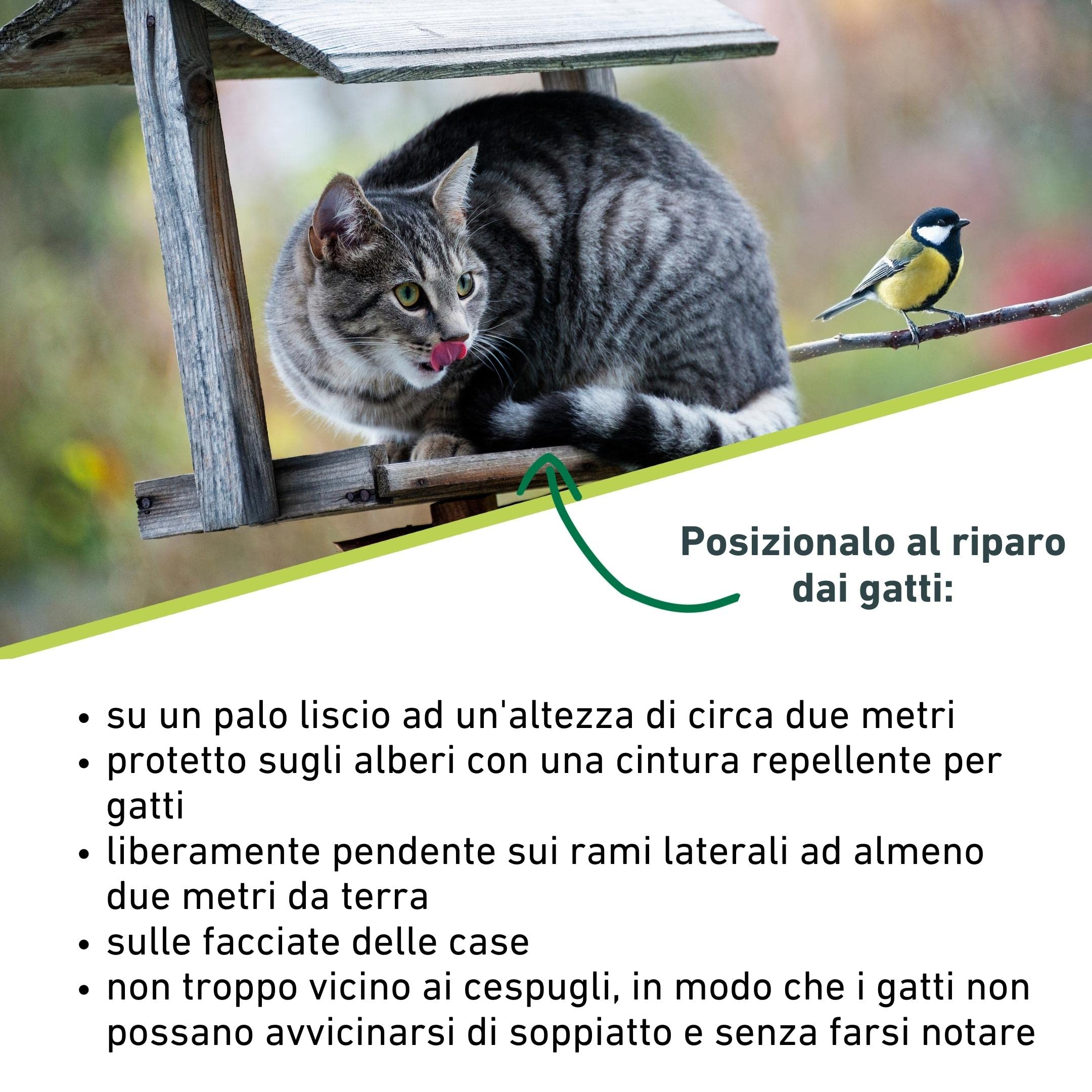 Windhager Mangiatoia da Giardino per Uccelli 24 x 24 x 19 cm