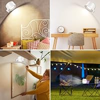 BELLALICHT LED Fali Lámpa - Vezeték Nélküli, Elemes, Érintésvezérelt, Távirányítós, 360° Forgatható Mágneses Tartó, 3 Színmód, 3 Fényerőszin 7