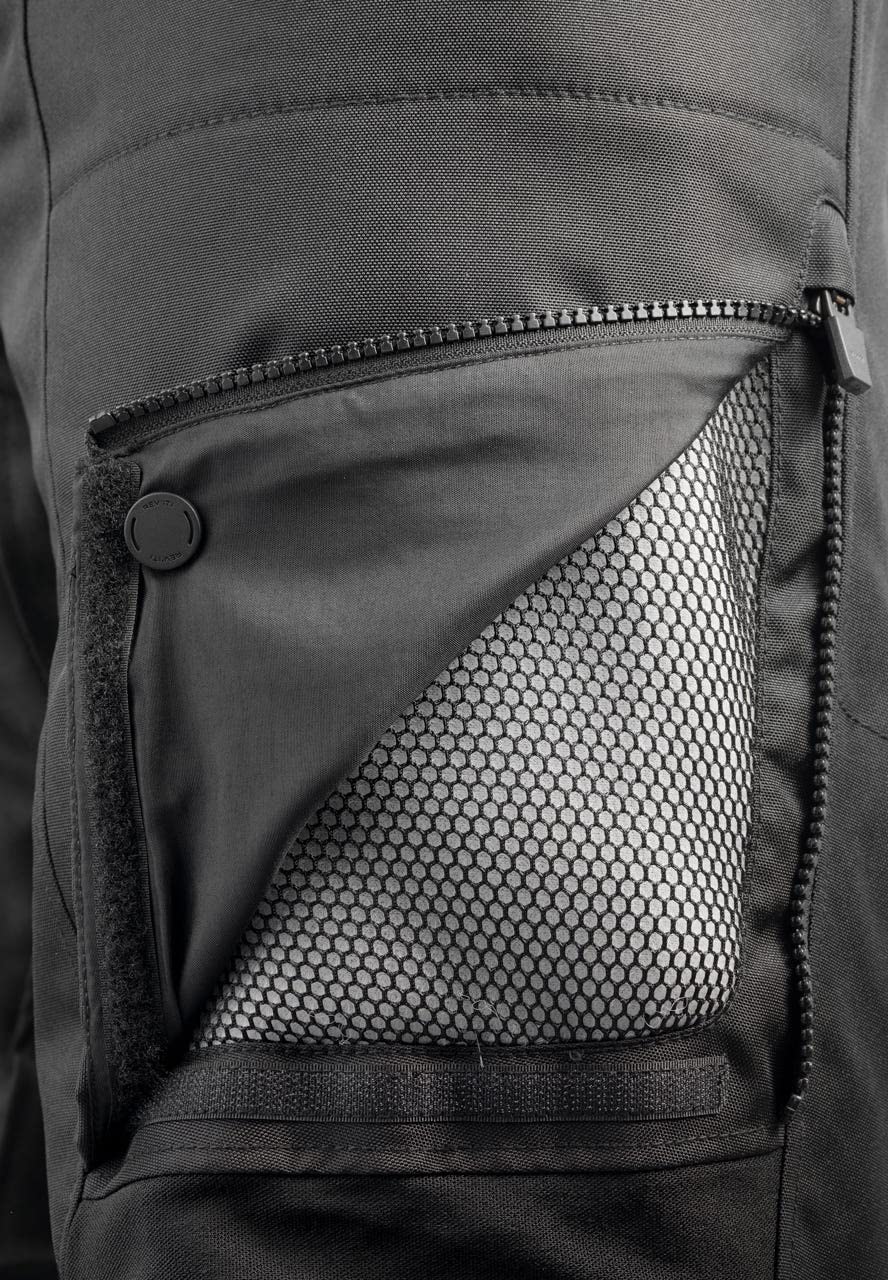 Revit Defender 3 GTX Motocyklowe spodnie tekstylne, czarny, Short L
