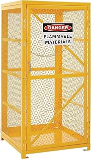 Global Industrial Vertical Cylinder Storage Cabinet with Single Door, 31...