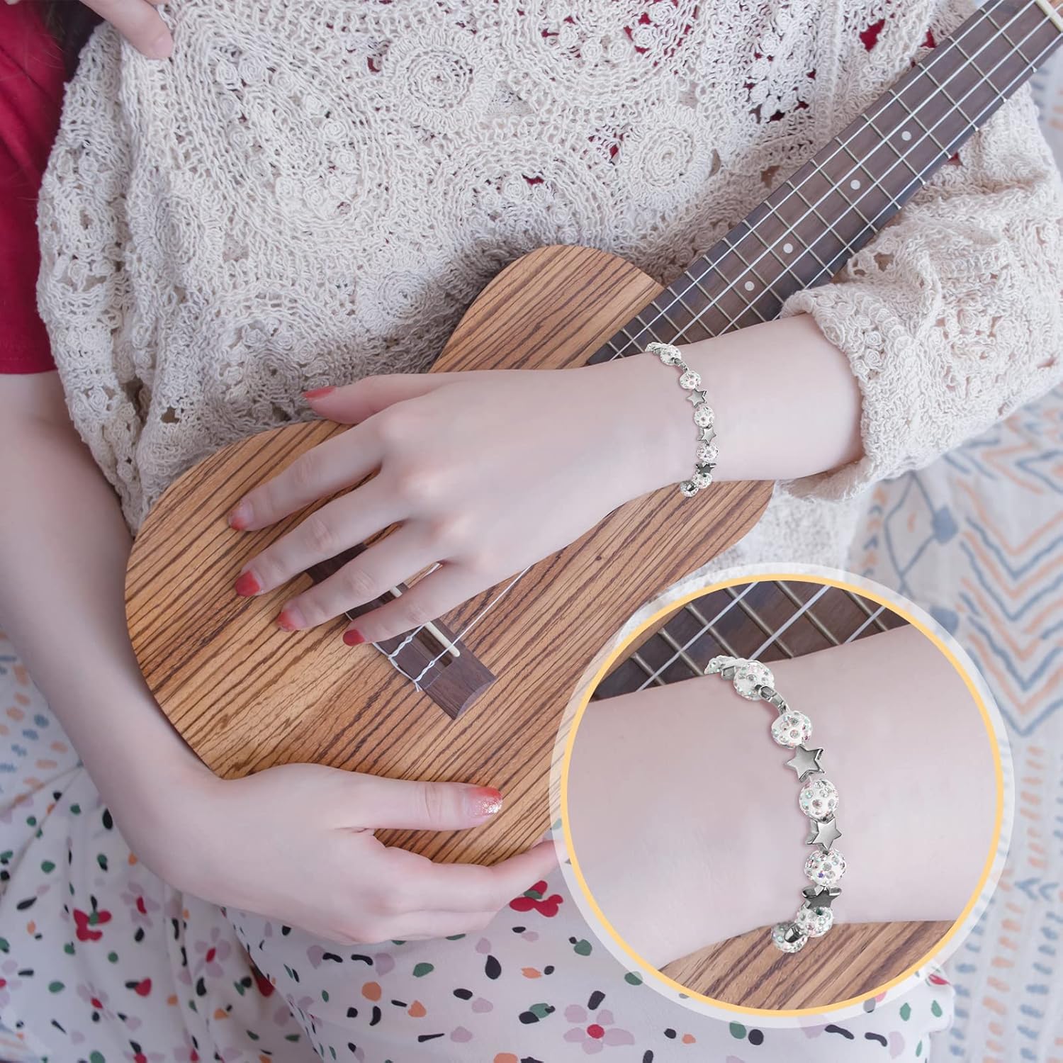 400 Pcs Star Spacer Beads 12 mm Star Shaped Charm Large Hole Loose Beads for Jewelry Bracelets Crafts DIY Making(Silver) - Image 4