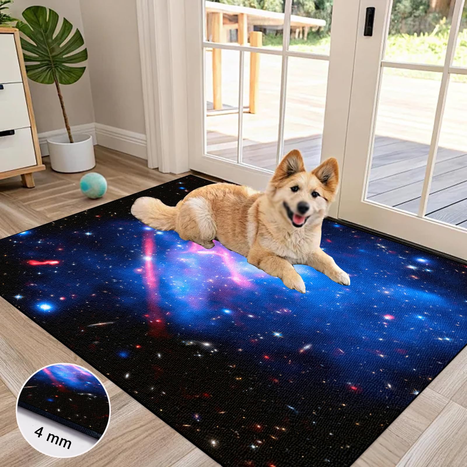 Mata ochronna na twardą podłogę, antypoślizgowa mata na krzesło gamingowe biuro mata podłogowa na wózek inwalidzki mata na krzesło biurowe biuro gracz 160 x 180 cm