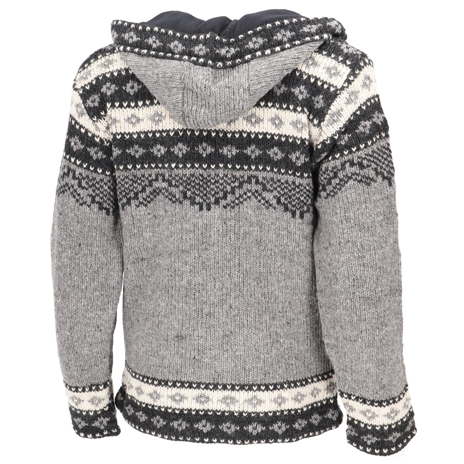 GURU SHOP Kuschelige gefütterte Strickjacke, Wolljacke