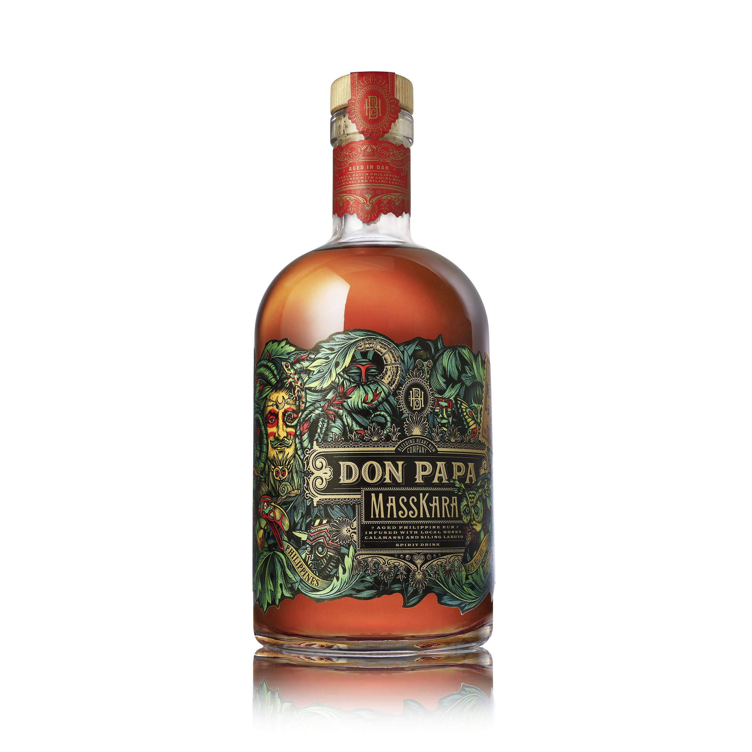 Don Papa Masskara | Rumbasis mit exotischen, philippinischen Früchten und Honig verfeinert | 700ML