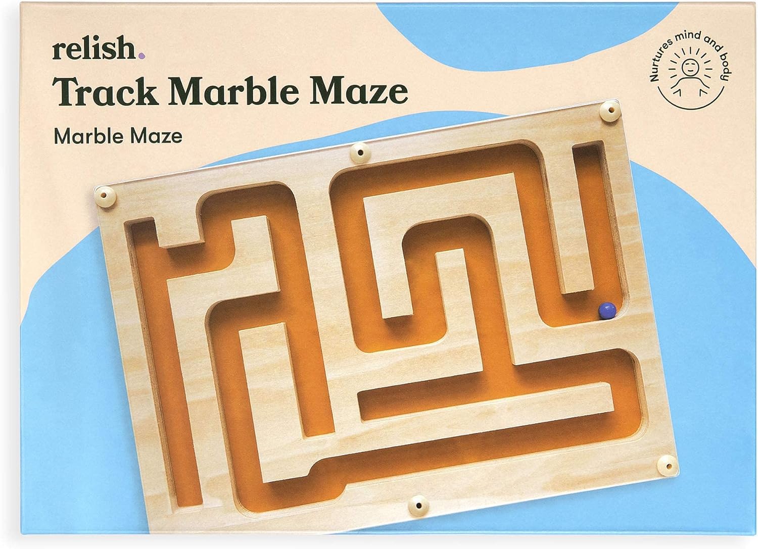 Relish Track Maze Marble Game Activities To Improve Skills