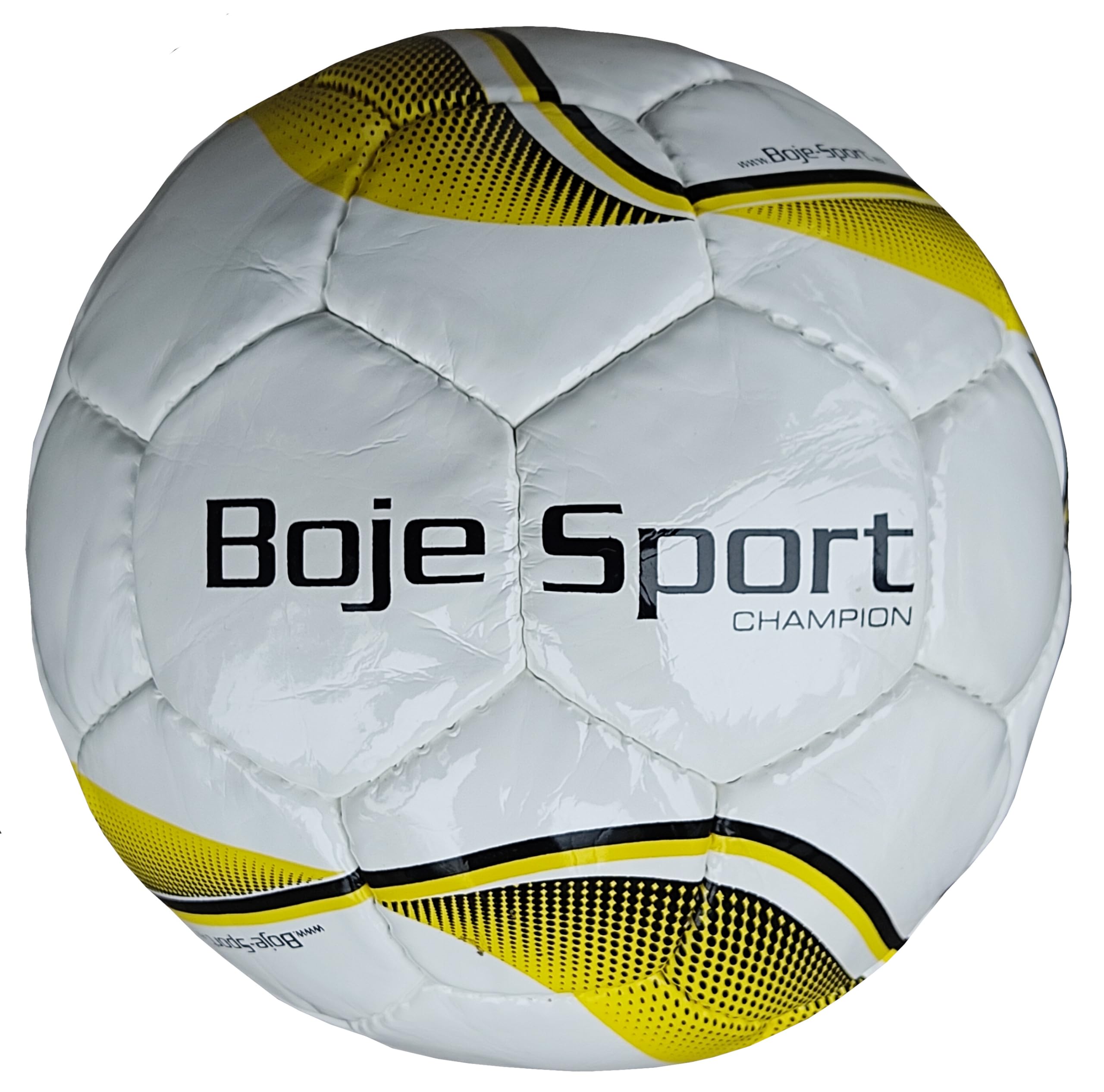 Blindenfußball Ball - Futsal IBSA Standard - Wettkampfspielball, Champion, Farbe: gelb-weiß