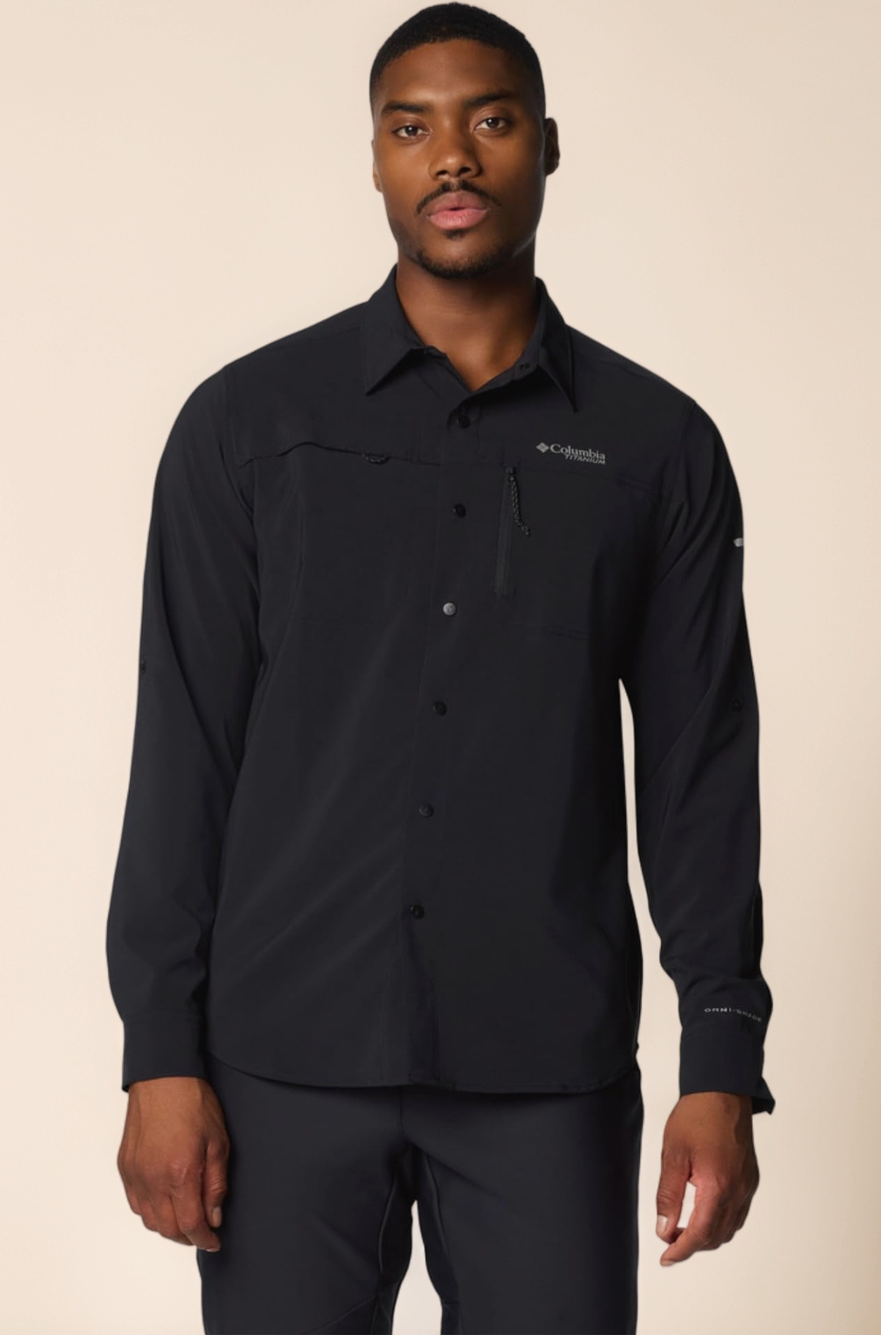 Men Omni-Shade Summit Valley Hiking and Trekking Long Sleeve Shirt