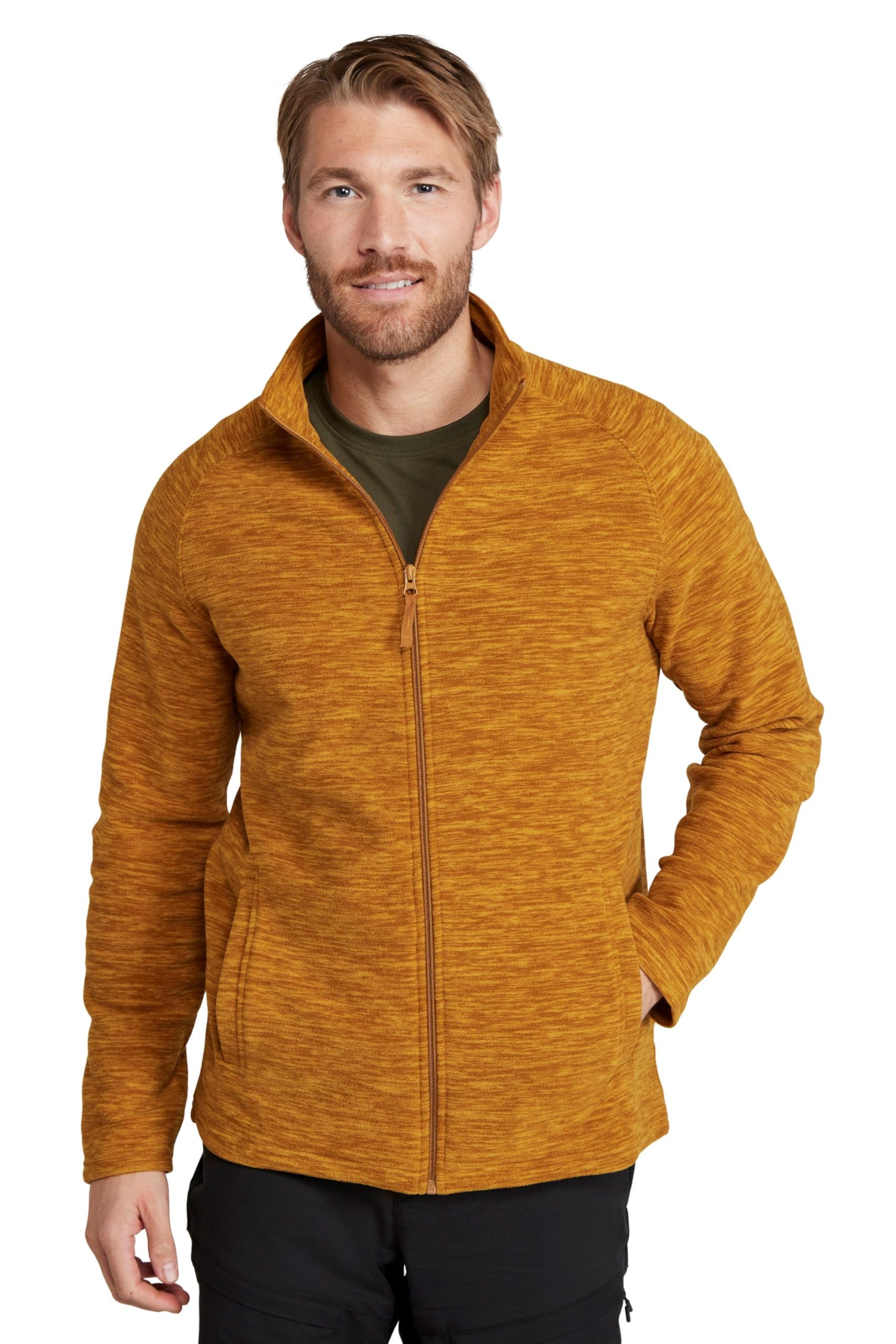 Snowdon II Mens Full-Zip Fleece Jacket - Yellow