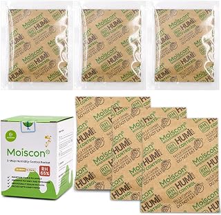 15 Pack 8 Gram 65% Two-Way Humidity Control Packs for Storing Up to 5 Items, Size 8 for Small Plastic Travel Case Wood Container, Humidity Pack Moisture Control Packets Individually Wrapped
