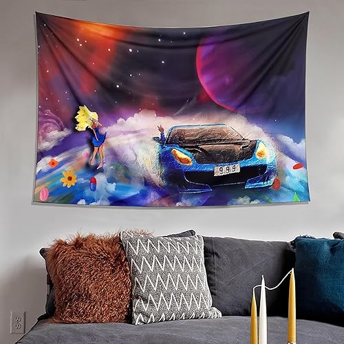 Gepas Divertido tapiz de rapero Good Riddance para colgar en la pared, telón de fondo para dormitorio, sala de estar, 60 x 40 pulgadas