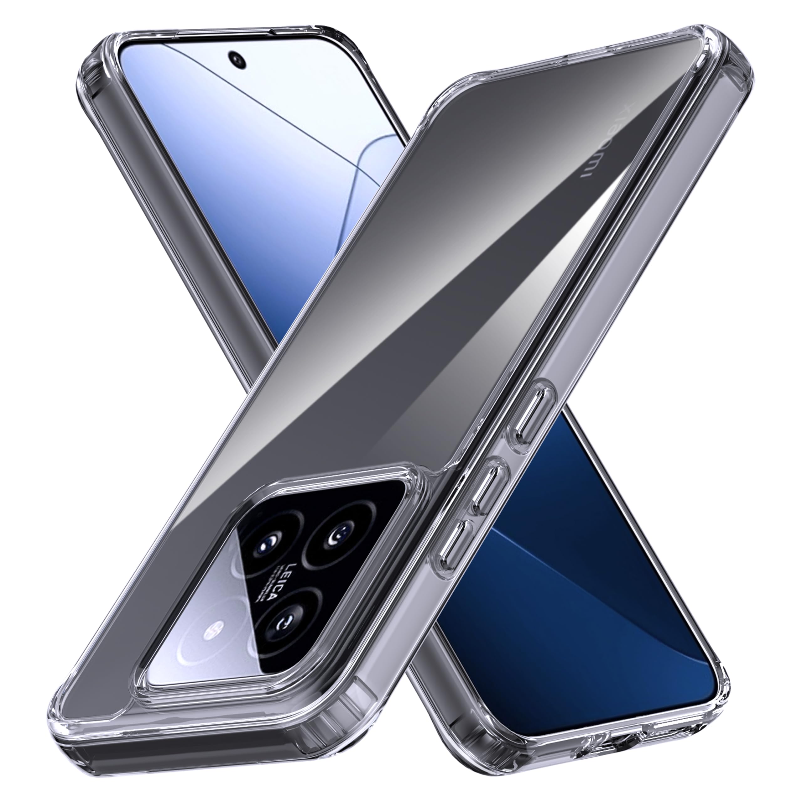 ebestStar - Cover per Huawei P30, Custodia Silicone Trasparente, Protezione TPU Antiurto, Bordi Rinforzati, Trasparente + Vetro Temperato