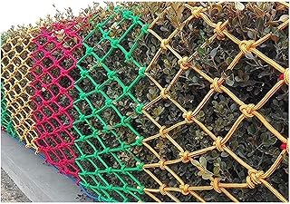 HXRW Protective Rope Netting Child Safety Net Anti-Fall Colorful Fence Decor Mesh Climbing Net Kids Playground&Playground Sets for Backyards (Size : 1 * 4m(3.3 * 12.12ft))