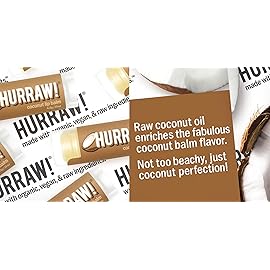 Hurraw! Almond, Coconut, Licorice Lip Balms, 3 Pack Bundle: Organic, Certified Vegan, Cruelty and Gluten Free. Non-GMO, 100% Natural. Bee, Shea, Soy & Palm Free. Made in USA