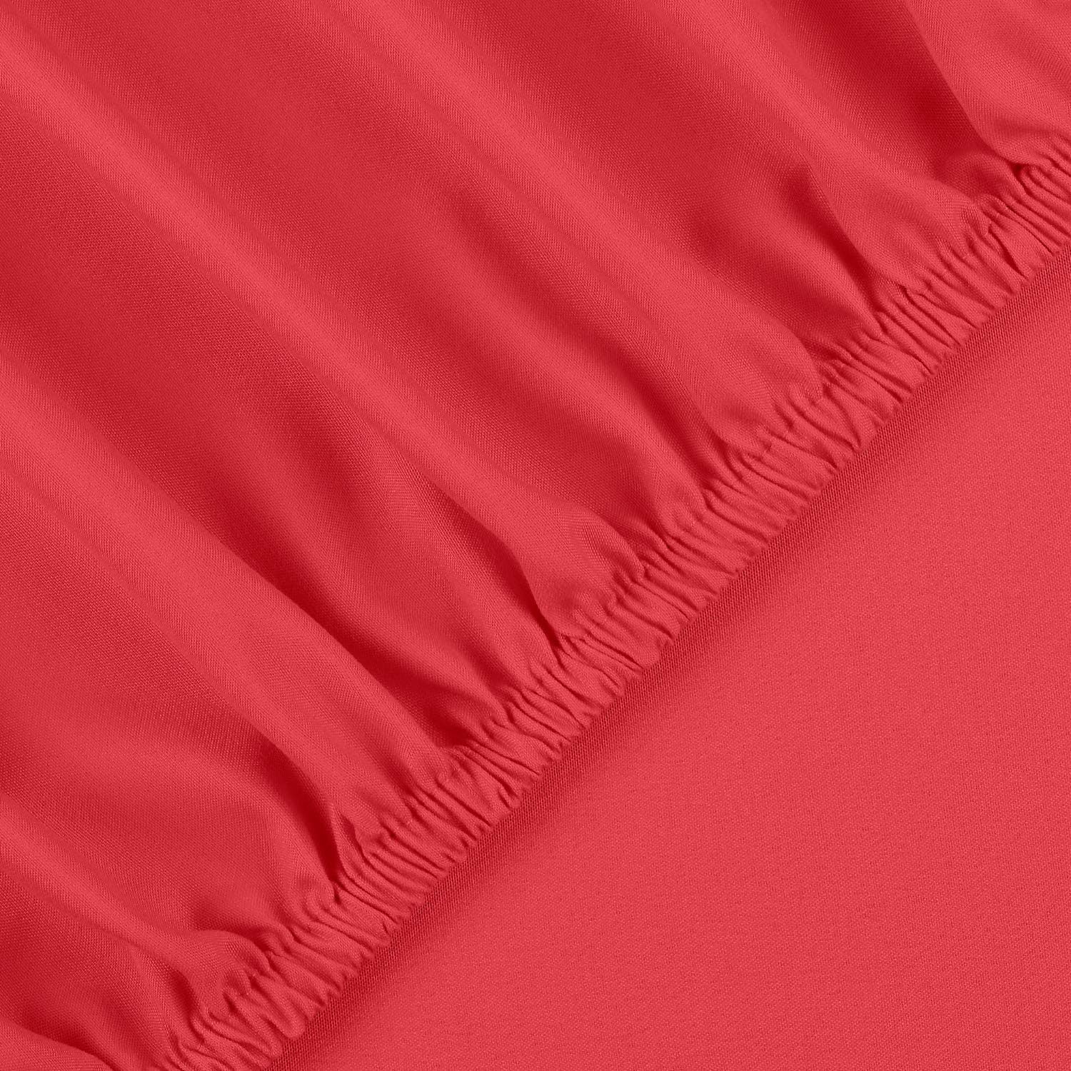 Full Size Sheet Sets - 2 Pillow Cases, Flat and Deep Pocket Fitted Sheet - Extra Soft & Breathable - Sheets Full Bedding Set - Wrinkle and Fade Resistant (Full, Hot Pink)