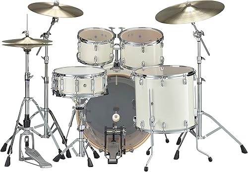 Miniatura 6 de Yamaha Stage Custom Birch - Juego de batería de 5 piezas, patada de 18 pulgadas, blanco clásico