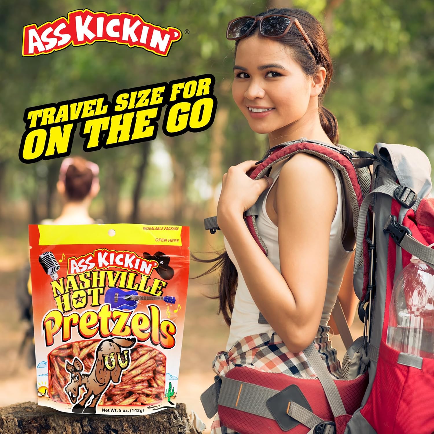 Ass Kickin' Pretzels - 7 Unique Pretzel Twist Flavors, 5oz Each Resealable Bag