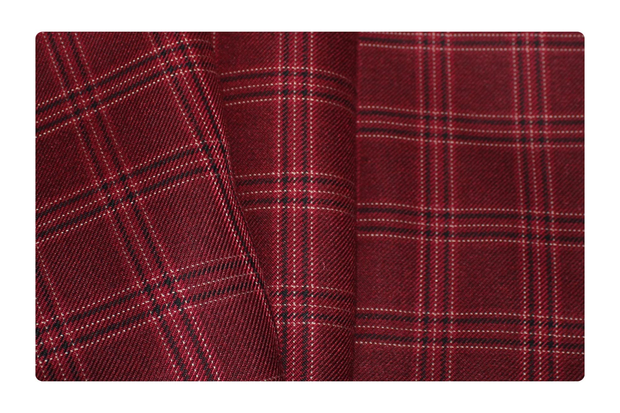 Men's Cotton Polyester Blend Tweed Checkered Blazer & Jacket Fabric Unstitched (2 m,Free Size)-image-44