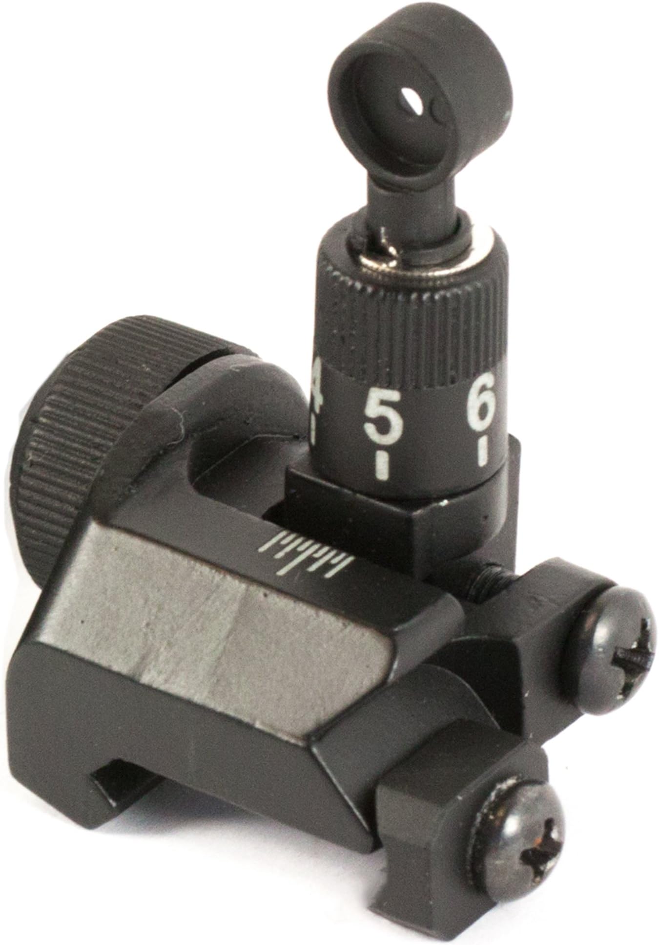 JE Machine Tech Hunting Sight Tool Low Profile Flip-up Adjustable Rear Iron Sight