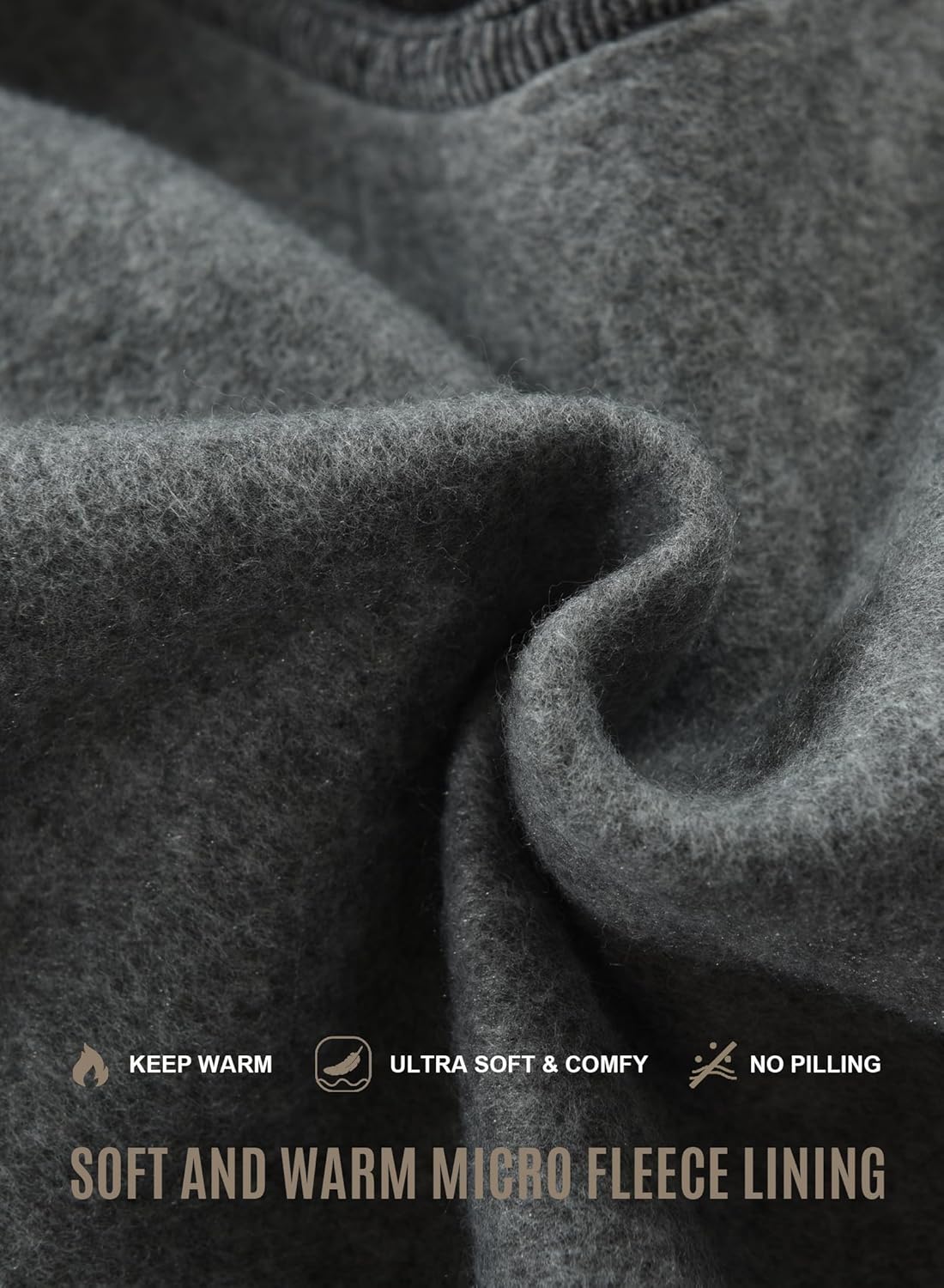 Leidowei Men's Camo Outfitter Fleece Hoodie Pullover Long Sleeve Casual Sweatshirt with Pocket - Image 6