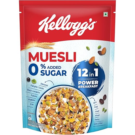 Kelloggs Muesli 0 Added Sugar 500 G
