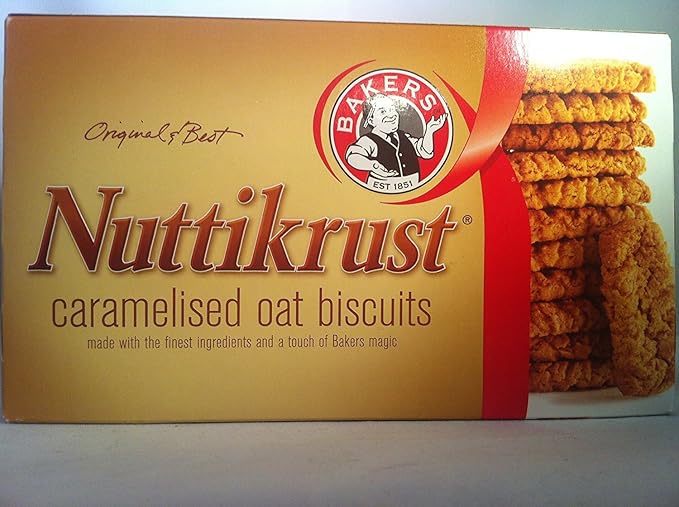 Bakers Nuttikrust Caramelised Oat Biscuits 200g Amazon.co.uk Grocery