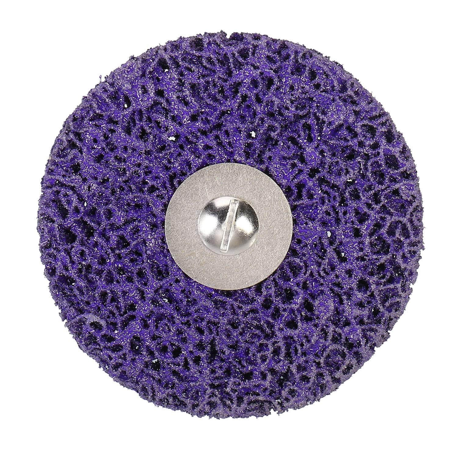 Lot de 5 disques CSD 100 mm CBS Violet Disque de nettoyage grossier CBS pour meuleuse d'angle de peinture, soudures à la rouille, nettoyage et élimination de l'oxydation