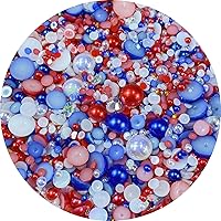 Vista 11 de Cuentas de resina con diamantes de imitación, mitad redonda, cuentas de perlas planas de 30 g, cuentas de media perla con diamantes de imitación