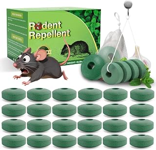 Mouse Repellent Balls, Peppermint Oil Scent, Safe for Indoor Use, 24PCS