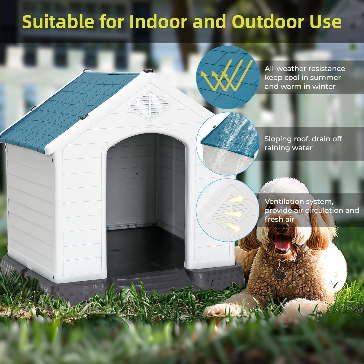 The Ultimate Guide to the 28 Inch Waterproof Dog House: Comfort and Durability for Every Pup!